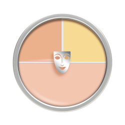 KRYOLAN 面具魅影三色遮瑕粉底膏遮瑕盘遮黑眼圈泪沟痘印底妆40g