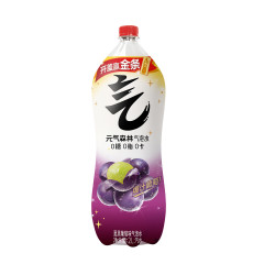 元气森林 0糖0脂0卡 夏黑葡萄味气泡水 2L*6瓶汽水整箱