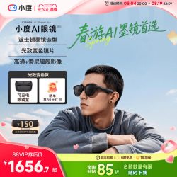 小度 AI眼镜Pro 拍照翻译备忘录AI智能眼镜AI识物 拍视频蓝牙无线连接可充电