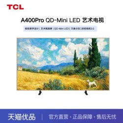 TCL 电视 A400 Pro 65英寸 QD-Mini LED艺术电视 极致美学设计
