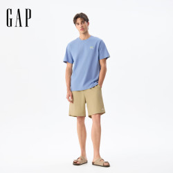 Gap 纯棉刺绣logo凉感圆领宽松短袖T恤（多款任选）