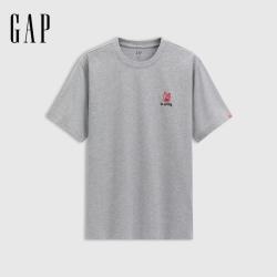 Gap 纯棉刺绣logo凉感圆领宽松短袖T恤（多款任选）