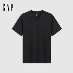 Gap 素色V领吸湿速干短袖（多款任选）
