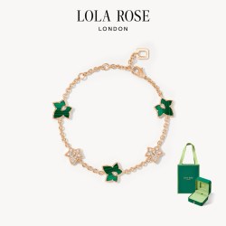 LOLA ROSE 常青藤多叶手链女款高级小众七夕礼物送女友