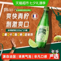 巴黎水 充气天然矿泉水 青柠味