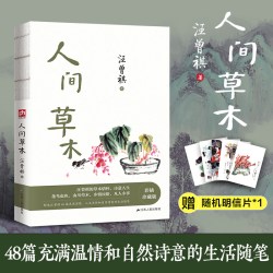 作品共5册 人间草木+人间食事+人间小是很好玩的现当代文学散文随笔畅销书籍排行榜
