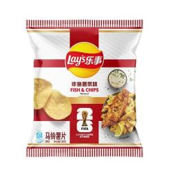 乐事 FIFA世界杯系列 炸鱼薯条味 135g 薯片