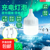 京喜 LED夜市摆地摊厨房厕所爆亮无线移动充电灯地摊灯户外灯 三档调节+充电户外灯