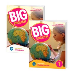 原版进口朗文培生少儿英语培训教材新版Big English 1/2/3/4/5/6级big英语教材big englishjia教材