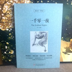 一千零一夜中英文双语版阿拉伯民间故事集经典世界名著文学长篇小说英文版 初高中生课外阅读书籍
