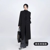 娇女王 夹棉加厚保暖 黑色 小西装