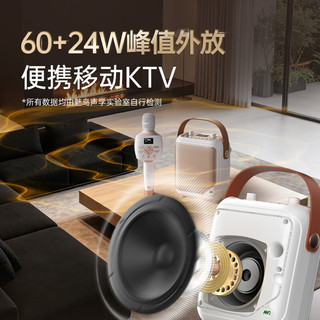 魅鸟 84W巨声麦版+伴侣音响 无线蓝牙麦克风套装