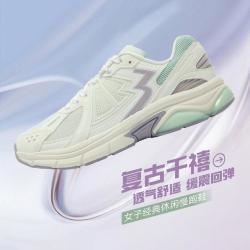 361° 开学季网面透气缓震跑步鞋低帮女复古百搭运动休闲鞋