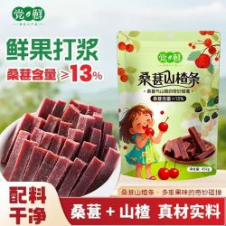 党鲜 净重458g桑葚山楂条酸酸甜甜果干党鲜山楂条