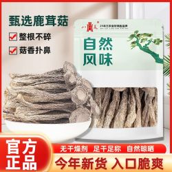 八荒 精品鹿茸菇150g新货香菇干货古田鹿耳菇批发煲汤火锅