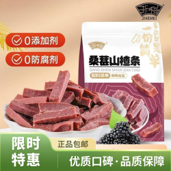 浙梅 桑葚山楂条502g无添加剂儿童零食休闲零食果干果脯蜜饯