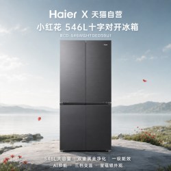 海尔 家宴系列 BCD-539WGHTDEDH9U1 风冷十字对开门冰箱 539L 铂岩灰