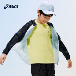 亚瑟士 童装夏季新款男女童UPF50+防晒服梭织透气防晒衣外套