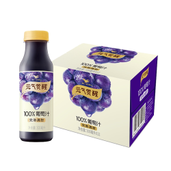 统一 元气觉醒 100%葡萄汁 300ml*12瓶