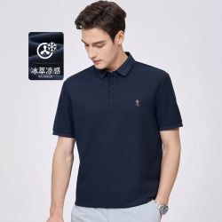 与狼共舞 polo衫男夏季款男士易打理透气休闲短袖T恤