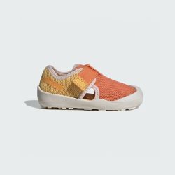 adidas 儿童夏季魔术贴网面透气包头运动休闲凉鞋IF3112