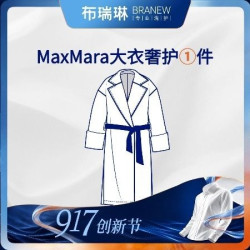 1件Max水波纹/泰迪熊羊绒大衣干洗