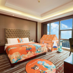 郴州温德姆至尊豪廷大酒店2晚+太空之旅体验馆门票4张+周末自助晚餐2大2小+儿童早餐2份+周末DIY手工2份