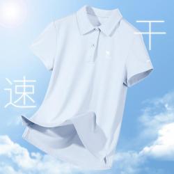骆驼 t恤polo衫女夏天短袖休闲跑步T恤上衣