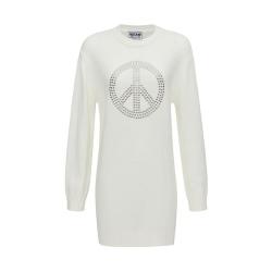 MOSCHINO 女士Peace Symbol混纺连衣裙