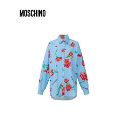 MOSCHINO 女士花朵印花帆布衬衫