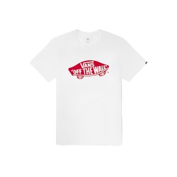 VANS 官方 男女情侣短袖T恤夏季滑板LOGO红白出游好物