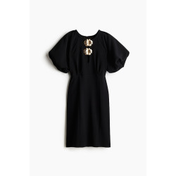 H&M HM女装连衣裙夏季波嬉风穿搭缀饰时尚连衣裙1289343