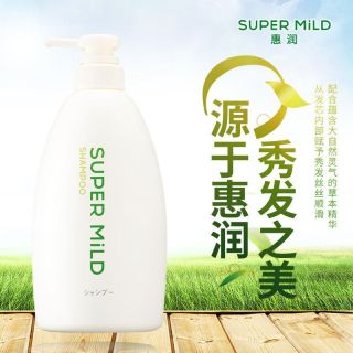 百亿补贴：惠润 洗发水600ml清爽蓬松绿野洗发露温和无硅油草本去油柔顺留香