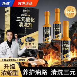 仆旅 汽车三元催化清洗剂官方正版清洁官方正品节气门除积碳清洗剂
