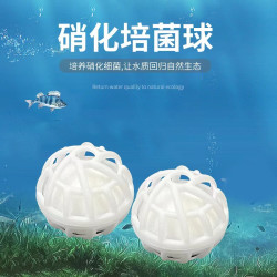 鱼缸过滤材料炫动生化球周转箱养鱼用品培菌硝化毛球魔球硝化菌
