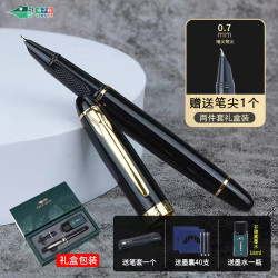 扬子鳄300一笔俩用可练字可日常书写套装(送 笔尖墨水皮套墨囊）