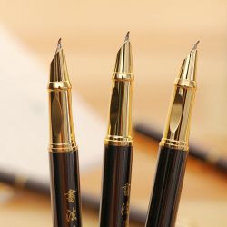 依人 2支装）依人3600弯尖美工钢笔0.7mm学生硬笔书法练字弯头钢笔