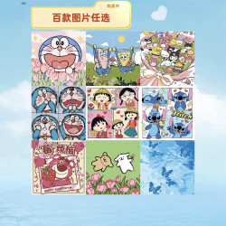 30*30cm|diy数字油画礼物卡通零基础超可爱解压手工填涂色装饰画