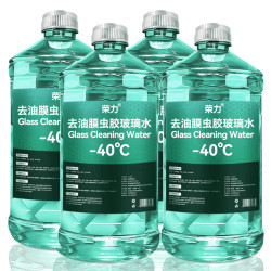 荣力 玻璃水夏季汽车前挡去油膜虫胶汽车强力去污养护冬季防冻四季通用