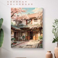 数字油画 diy集合系列填色涂色礼物油彩画艺术丙烯解压简单装饰画