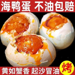 红树林熟烤海鸭蛋流油咸鸭蛋海鸭蛋整箱即食包邮10枚