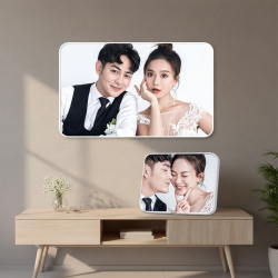 拉菲白18寸挂墙送10寸摆台宝宝照全家福婚纱照照片墙相框画框影楼