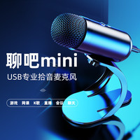 型品 高清麦克风电脑台式话筒游戏直播会议网课桌面录音有线USB麦降噪