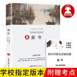 在人间和我的大学书正版高尔基三部曲注解+导读+考题经典世界名著外国文学小说