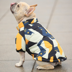 脆调 法斗定制专用狗狗衣服秋冬棉衣巴哥斗牛犬冬季保暖加厚冬装羽绒服