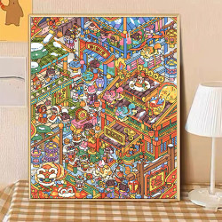 独家高品质DIY数字油画丙烯手工装饰挂画