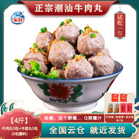 家好潮汕牛肉丸牛筋丸共10包丸子可试吃一包火锅丸料组合