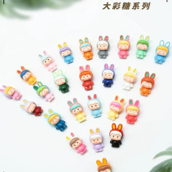 大彩糖萌粒系列盲盒正品手办潮流玩具潮玩复活
