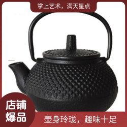 手把壶铸铁迷你壶把玩壶创意铁壶（不能装水）茶具