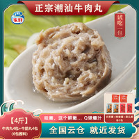 家好正宗潮汕牛肉丸牛筋丸250g特产Q弹爆汁火锅丸料组合